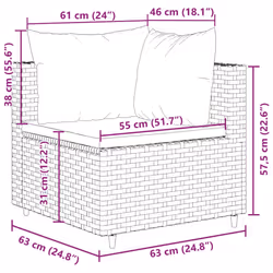 VidaXL 3308169 ensemble de meubles de jardin - Vue supplémentaire 8