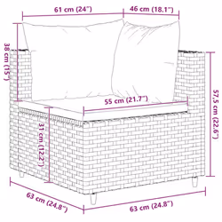 VidaXL 3308180 ensemble de meubles de jardin - Vue supplémentaire 8
