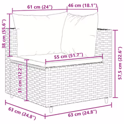 VidaXL 3308182 ensemble de meubles de jardin - Vue supplémentaire 8
