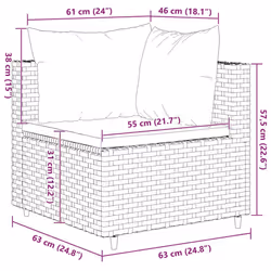 VidaXL 3308257 ensemble de meubles de jardin - Vue supplémentaire 8