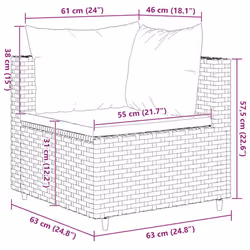 VidaXL 3308263 ensemble de meubles de jardin - Vue supplémentaire 8