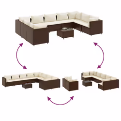 VidaXL 3308273 ensemble de meubles de jardin - Vue supplémentaire 6