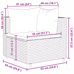 VidaXL 3308330 ensemble de meubles de jardin - Vue supplémentaire 7