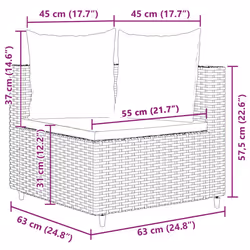 VidaXL 3308442 ensemble de meubles de jardin - Vue supplémentaire 8