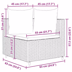 VidaXL 3308454 ensemble de meubles de jardin - Vue supplémentaire 8