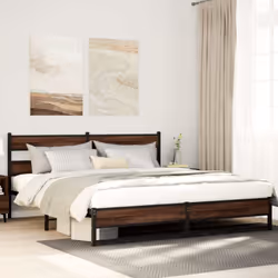 Si vous recherchez un cadre de lit robuste pour votre chambre à coucher, ce cadre de lit classique au design élégant et intem ...