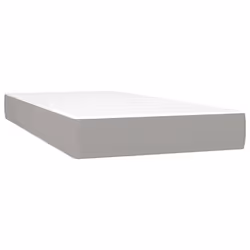 VidaXL 4016535, Matelas à ressorts, Moyen, Gris clair, Blanc, Enfants, Polyester, mousse