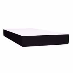 VidaXL 4016537, Mini taille unique, Matelas à ressorts, Medium/Hard, Noir, Blanc, Polyester, Enfants
