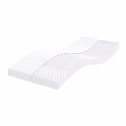 VidaXL 4016553, Mini taille unique, High density foam mattress, Doux/Moyen-dur, Blanc, Coton, Enfants