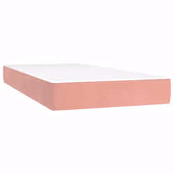VidaXL 4016575, Taille lit simple/twin XL, High density foam mattress, Moyen, Marron, Blanc, Polyester, Polyester