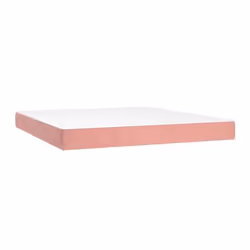 VidaXL 4016581, Matelas à ressorts, Moyen, Rose, Blanc, Adultes, Polyester, 1200 mm
