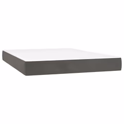 VidaXL 4016583, Matelas à ressorts, Gris foncé, Blanc, Adultes, Polyester, mousse, 2100 mm