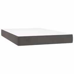 VidaXL 4016613, Matelas à ressorts, Gris foncé, Blanc, Adultes, Polyester, mousse, 2200 mm