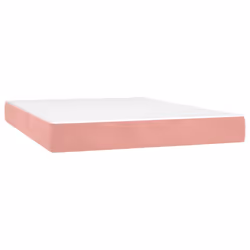 VidaXL 4016623, Matelas à ressorts, Rose, Blanc, Adultes, Polyester, mousse, 2200 mm