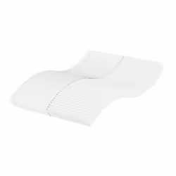 VidaXL 4016633, Taille enfant / adulte, Matelas en mousse à haute résilience, Doux/Moyen-dur, Blanc, Coton, Adultes et enfant ...