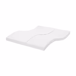 VidaXL 4016660, Super King size, High density foam mattress, Blanc, 1800 mm, 2200 mm, 100 mm