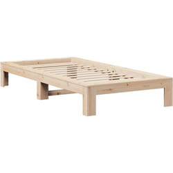 Cadre de lit sans matelas 90x200 cm bois de pin massif vidaXL