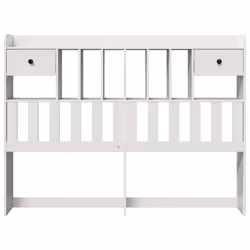 VidaXL 855512 tête de lit et pied de lit Blanc