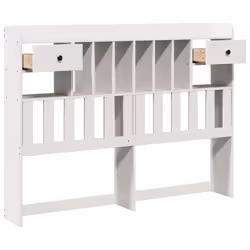 VidaXL 855512 tête de lit et pied de lit Blanc - Vue supplémentaire 4