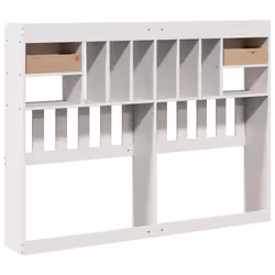 VidaXL 855512 tête de lit et pied de lit Blanc - Vue supplémentaire 6