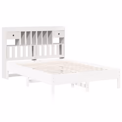 VidaXL 855512 tête de lit et pied de lit Blanc - Vue supplémentaire 7