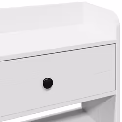 VidaXL 855512 tête de lit et pied de lit Blanc - Vue supplémentaire 8