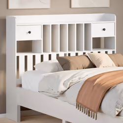 VidaXL 855515 tête de lit et pied de lit Blanc