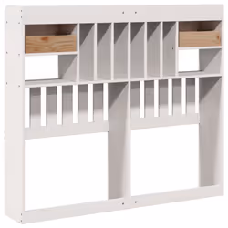 VidaXL 855515 tête de lit et pied de lit Blanc - Vue supplémentaire 6