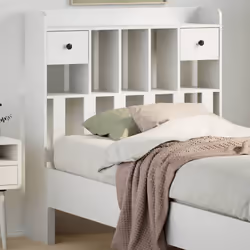 VidaXL 855524 tête de lit et pied de lit Blanc
