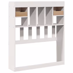 VidaXL 855524 tête de lit et pied de lit Blanc - Vue supplémentaire 6