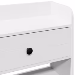VidaXL 855524 tête de lit et pied de lit Blanc - Vue supplémentaire 8