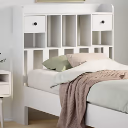 VidaXL 855527 tête de lit et pied de lit Blanc