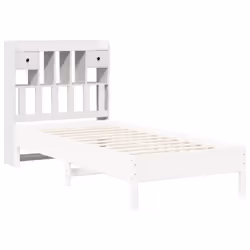 VidaXL 855527 tête de lit et pied de lit Blanc - Vue supplémentaire 7