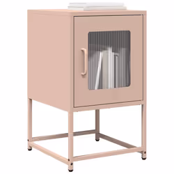 VidaXL 853327 Table de nuit et table de chevet Rose