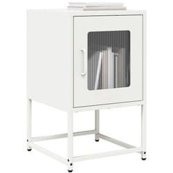 VidaXL 853331 Table de nuit et table de chevet Blanc