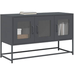 Vidaxl - Meuble tv anthracite 100,5x39x60,5 cm acier laminé à froid