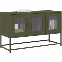 Ce meuble TV offre à la fois un attrait décoratif et un rangement pratique, ce qui en fait un ajout parfait à votre maison. C ...