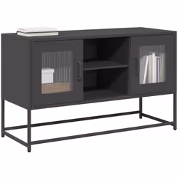 Ce meuble TV avec un grand espace de rangement est un complément pratique et attrayant pour votre salon ou votre chambre à co ...