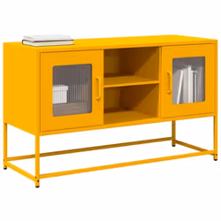 Ce meuble TV avec un grand espace de rangement est un complément pratique et attrayant pour votre salon ou votre chambre à co ...