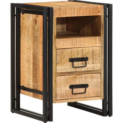 Vidaxl - Table de chevet 40x40x59 cm en bois de manguier massif