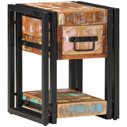 Cabinet De Chevet Avec Tiroir 2 Pcs 30 X 30 X 40 Cm Vidaxl