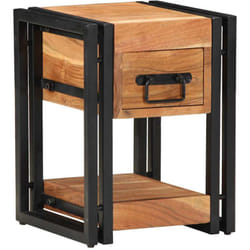 Cabinet De Chevet 2 Pcs 30 X 30 X 40 Cm Bois D'Acacia Massif Vidaxl