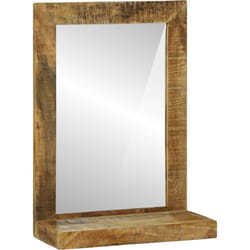 Vidaxl - Miroir de Salle de Bain 50x22x70 cm en Bois Massif de Manguier Rugueux