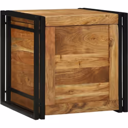 Cette boîte de rangement rustique est un super ajout pour n'importe quel salon ou chambre, grâce à son look naturel et robust ...