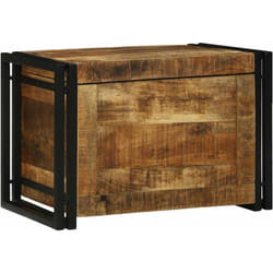 Boîte de Rangement 60 x 40 x 41 cm bois de manguier massif Vidaxl