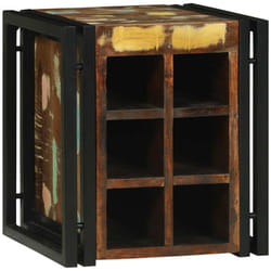 Vidaxl - tagère à vin 34.5 x 35 x 39 cm Bois massif de récupération