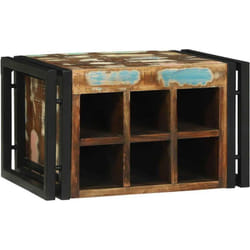Vidaxl - tagère à vin 46 x 35 x 27.5 cm Bois massif de récupération
