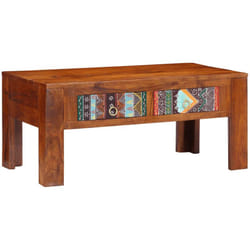 Table basse 90x50x40 cm bois d'acacia massif - Vidaxl
