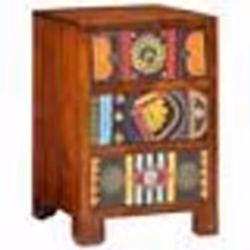 vidaXL Table de chevet 40x40x60 cm bois d'acacia massif