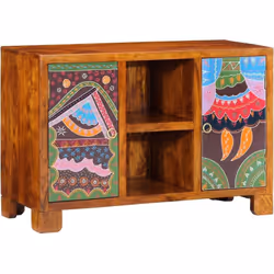 Ce buffet offre à la fois un attrait décoratif et un rangement pratique, ce qui en fait un complément idéal pour votre maison ...